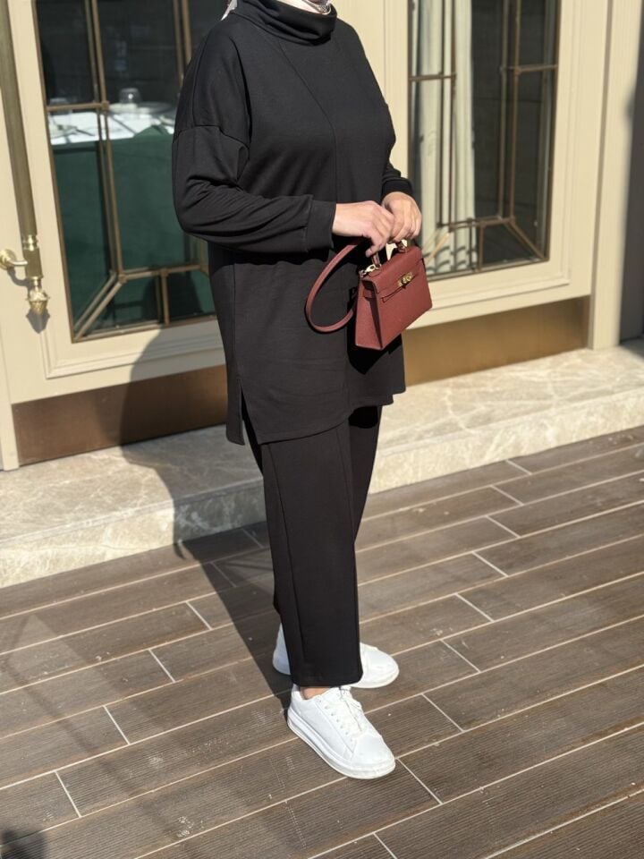 Şal yaka ikili takım