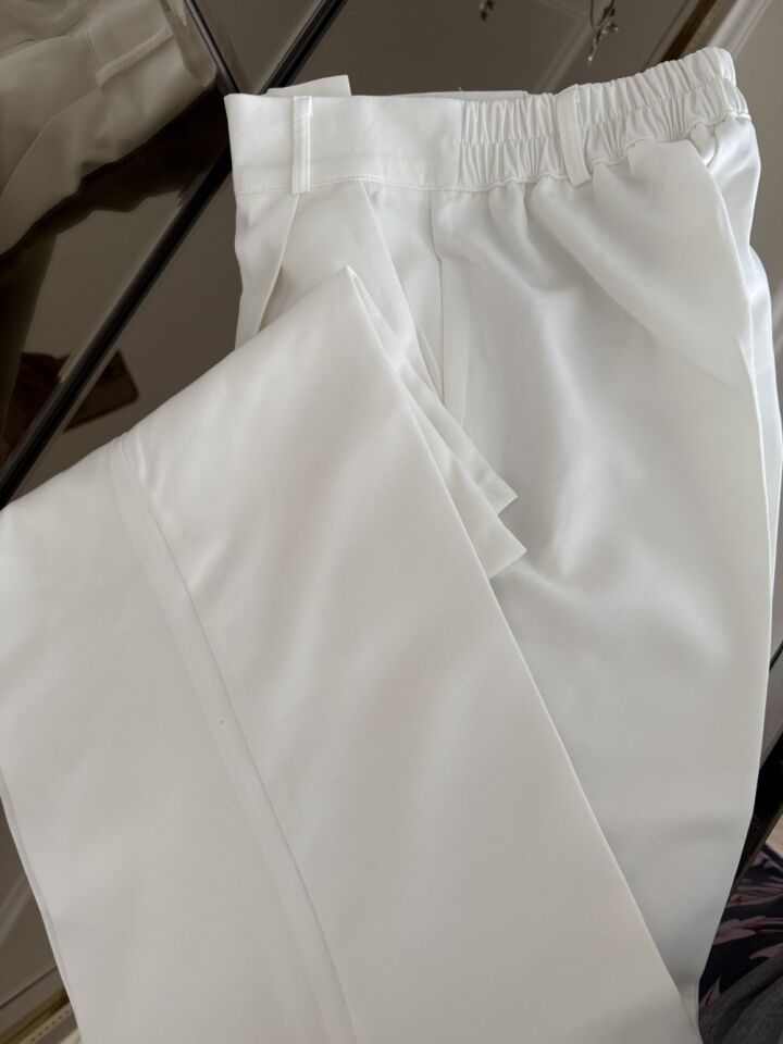 Beli Lastikli Krep Pantolon
